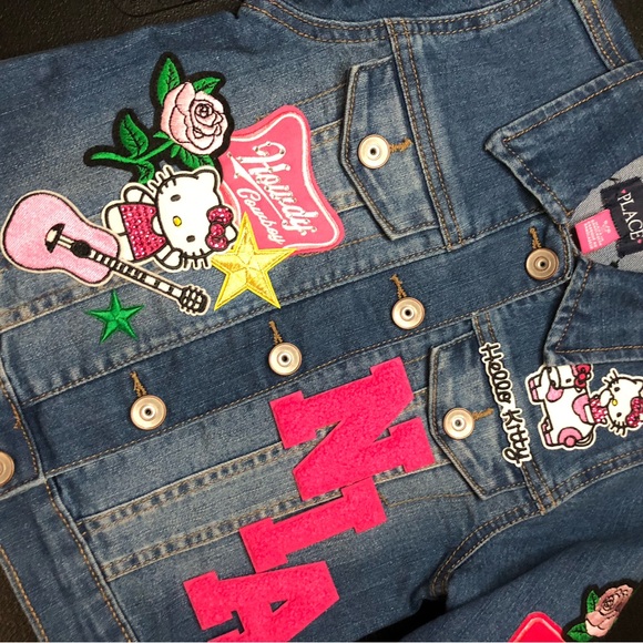 Oh So Cute Cowboy Kitty Denim Jacket Designed by STORY PATCH’D! Personalize it! - Picture 5 of 5